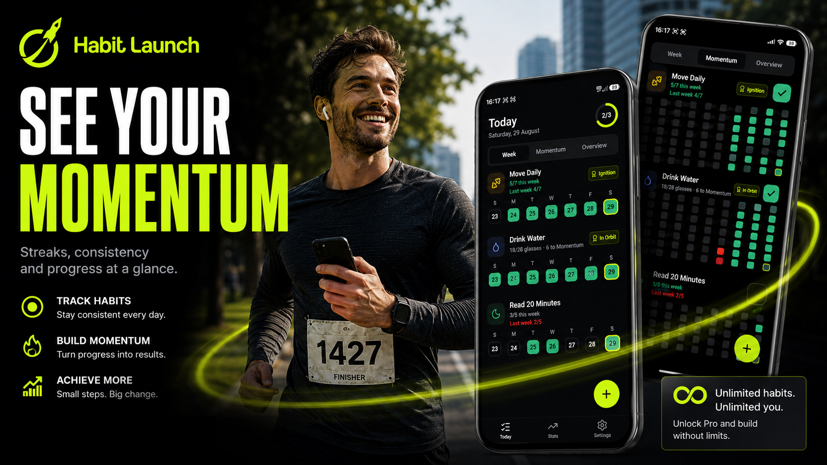 Habit Launch app