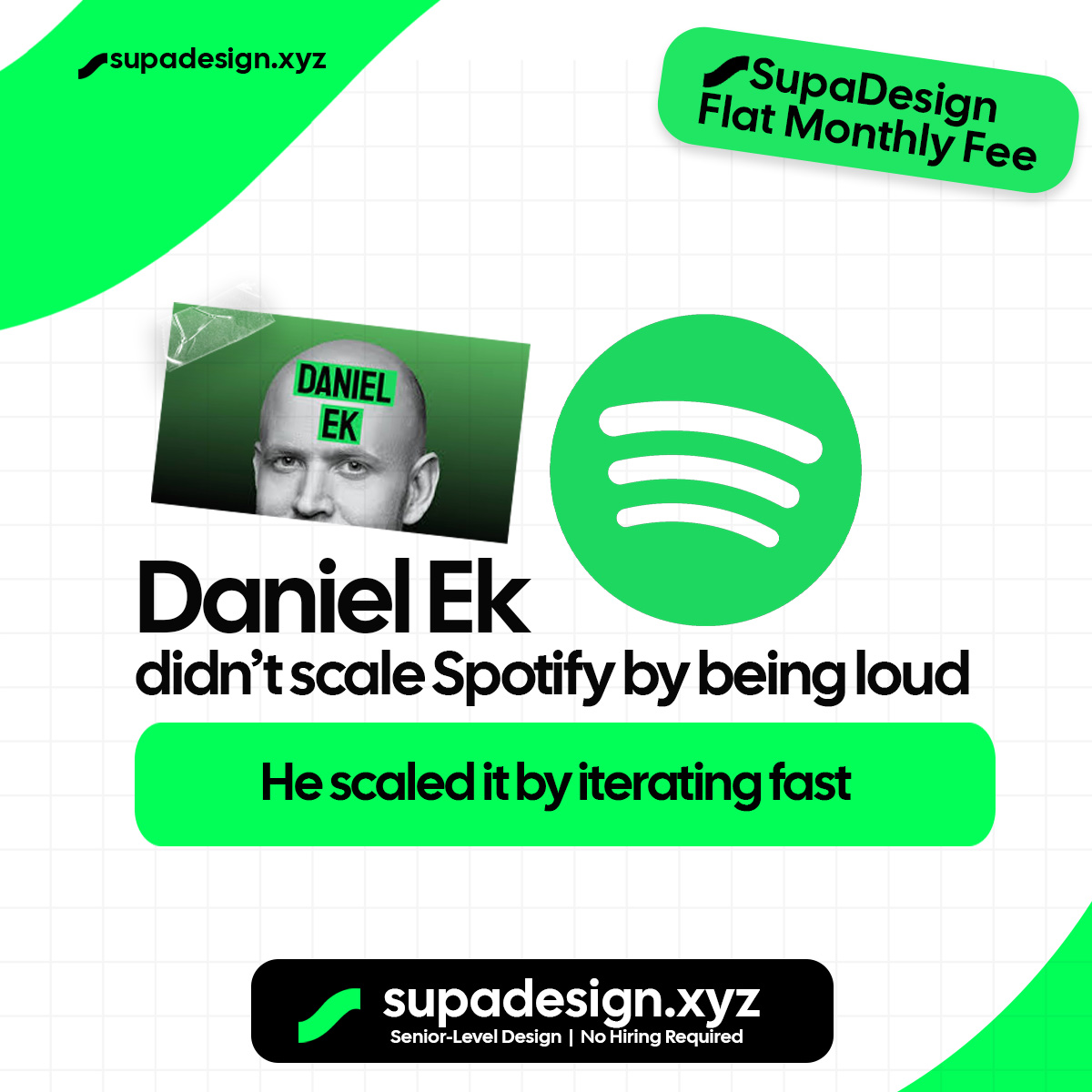 Daniel Ek — Quote graphic
