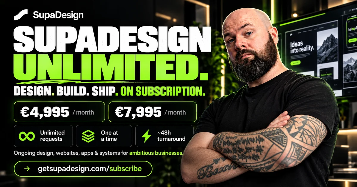 SupaDesign | Design, Websites, Apps & Custom Systems